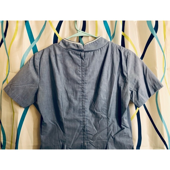 VINTAGE! Muslin Chambray Dress - Picture 10 of 15
